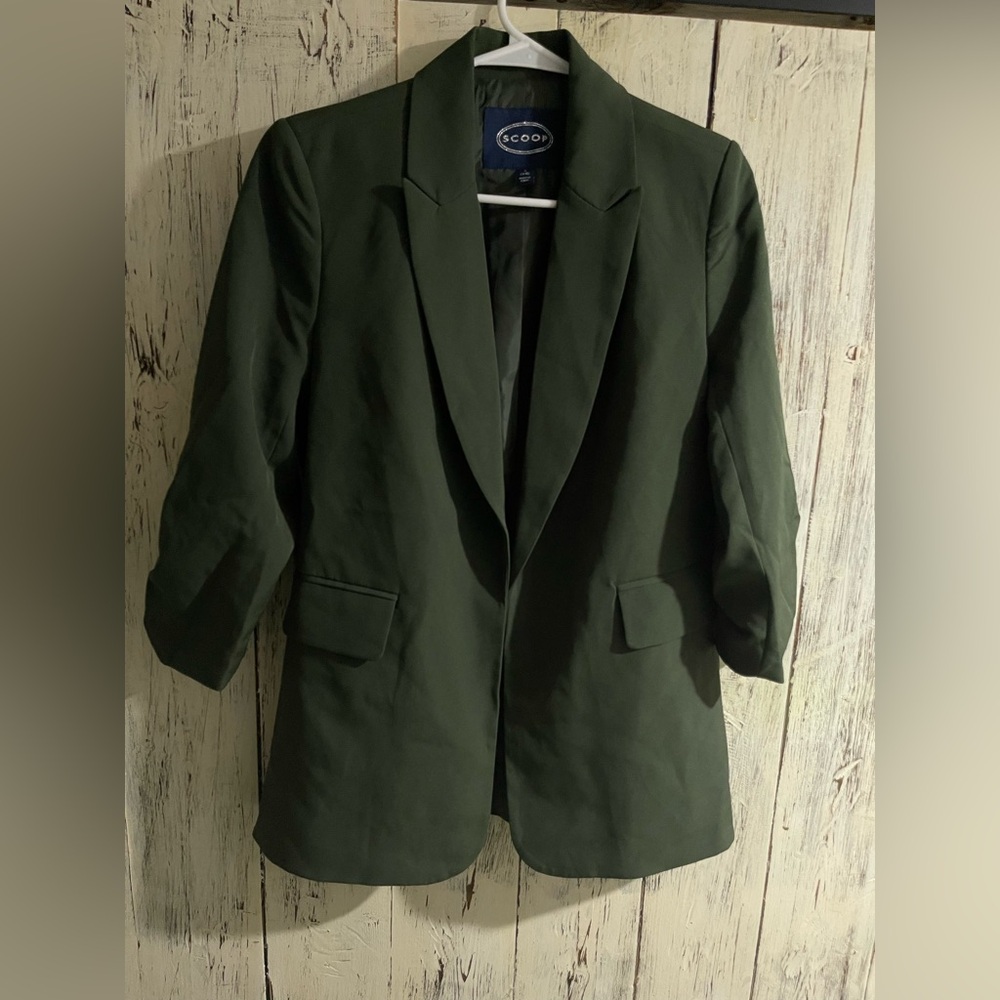 Scoop Dark Green Blazer